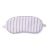 Kids Petite Plume Slippers & Accessories | Kid'S Twill Sleep Mask In Lavender French Ticking