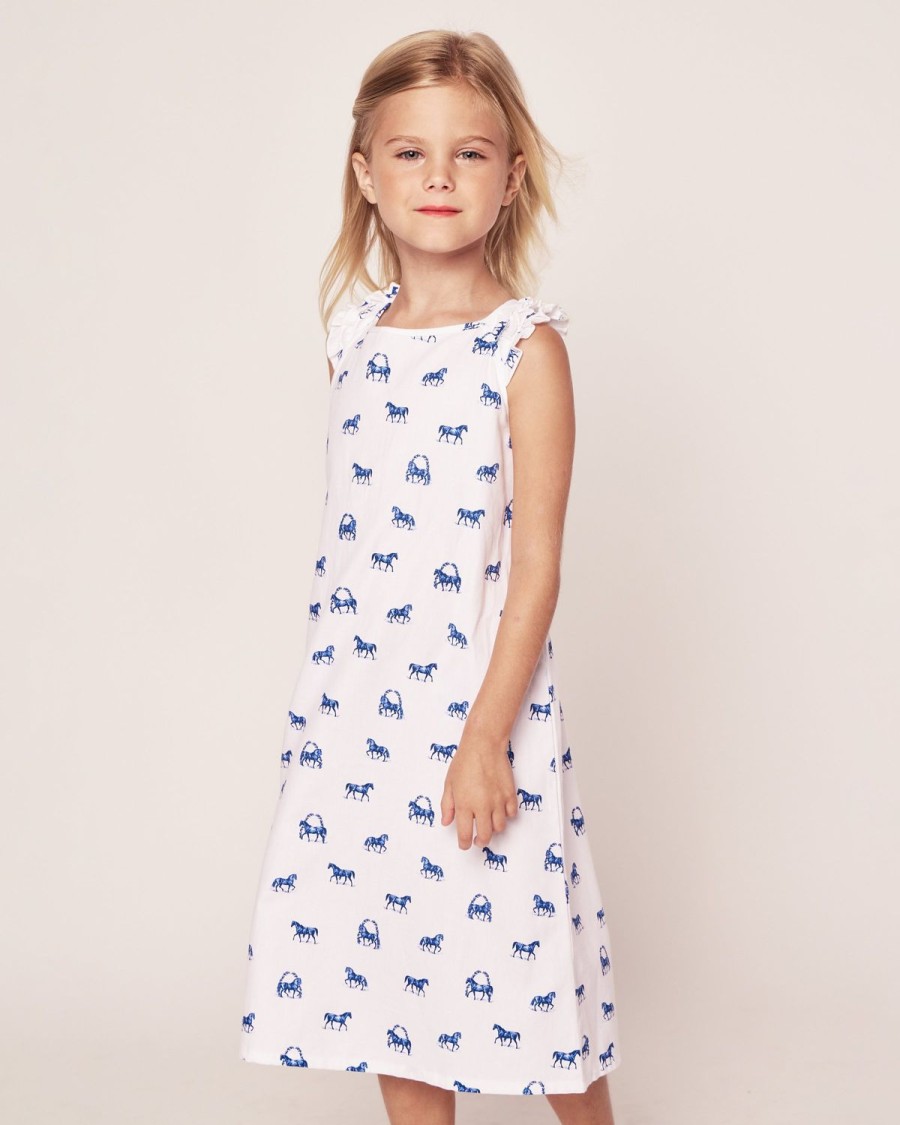 Kids Petite Plume Nightgowns | Children'S The Equestrian Amelie Nightgown