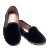 Women Petite Plume | Women'S Hamptons Loafer In Black Velvet