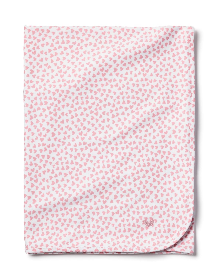 Kids Petite Plume Accessories | Pima Baby Blanket In Sweethearts