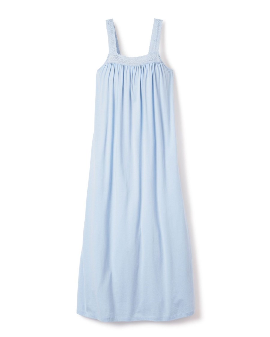 Women Petite Plume | Women'S Pima Camille Nightgown In Periwinkle