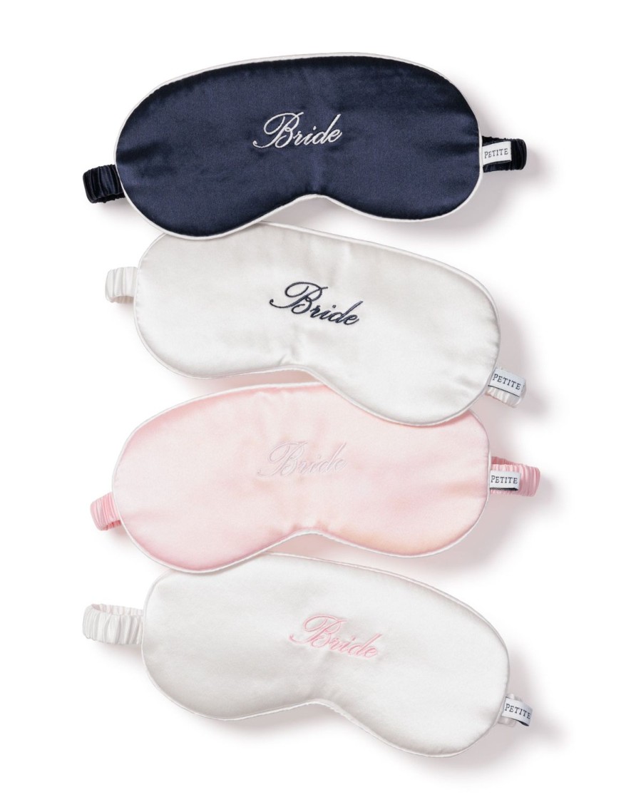 Women Petite Plume | Women'S Silk 'Bride' Sleep Mask