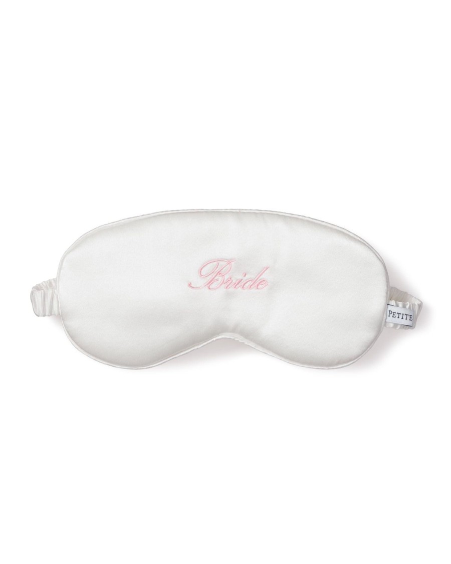 Women Petite Plume | Women'S Silk 'Bride' Sleep Mask