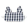 Kids Petite Plume Slippers & Accessories | Kid'S Kitty Sleep Mask In Navy Gingham