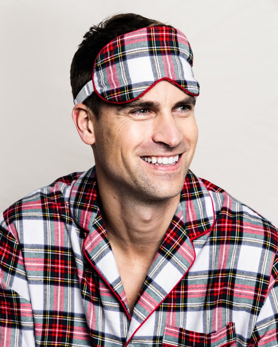 Men Petite Plume | Adult'S Sleep Mask In Balmoral Tartan