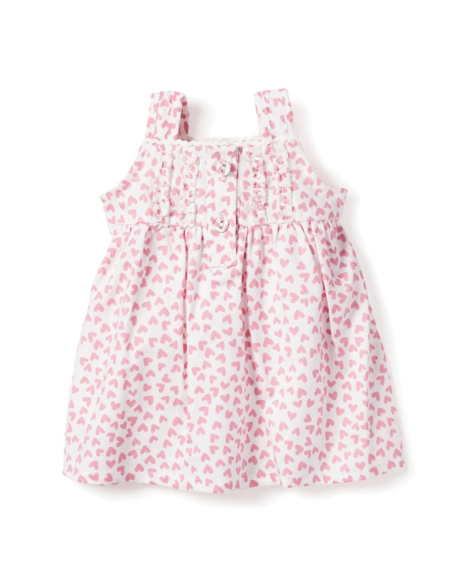 Kids Petite Plume Slippers & Accessories | Kid'S Twill Doll Nightgown In Sweethearts