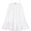 Kids Petite Plume Nightgowns | Girl'S Twill Lily Nightgown In White