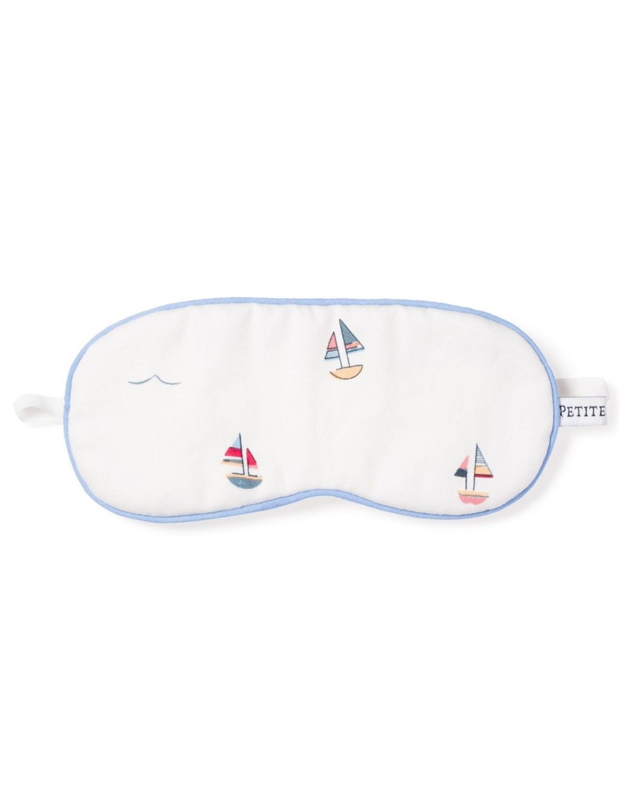 Kids Petite Plume Slippers & Accessories | Kid'S Twill Sleep Mask In Bateau