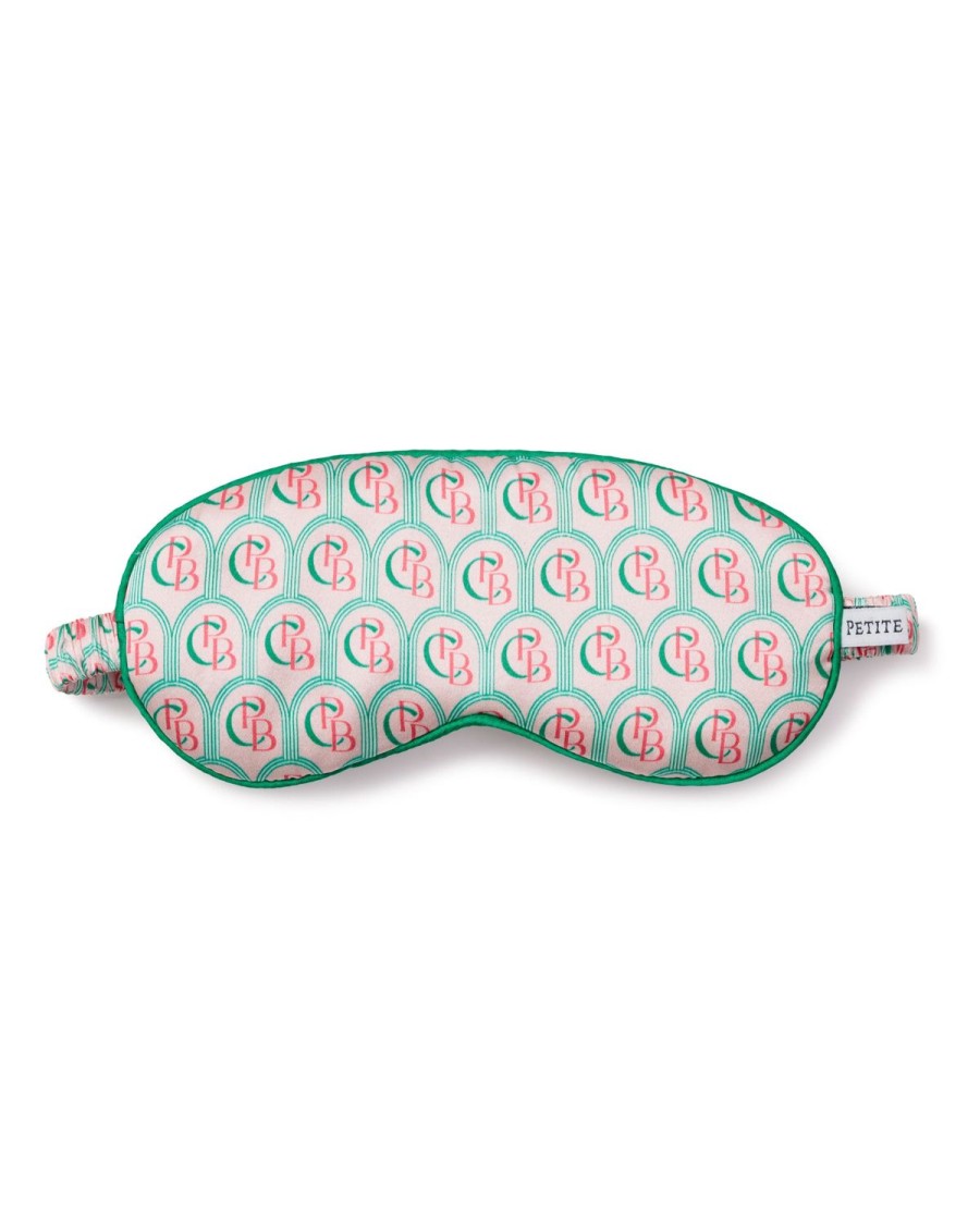 Men Petite Plume | Colony Hotel X Petite Plume Adult'S Silk Sleep Mask In Exclusive Print