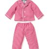 Kids Petite Plume Matching Doll Pajamas | Doll Pajamas In Red Mini-Gingham