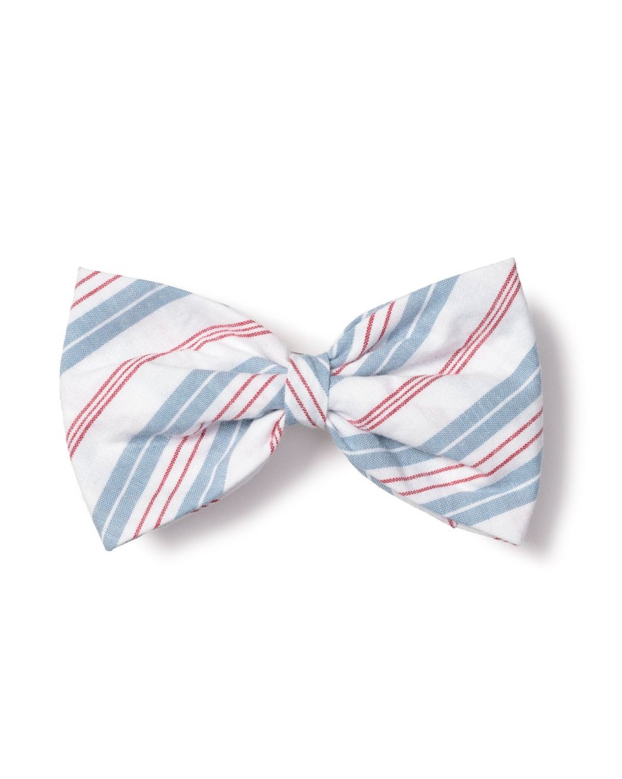 Home Petite Plume | Dog Vintage French Stripes Bowtie