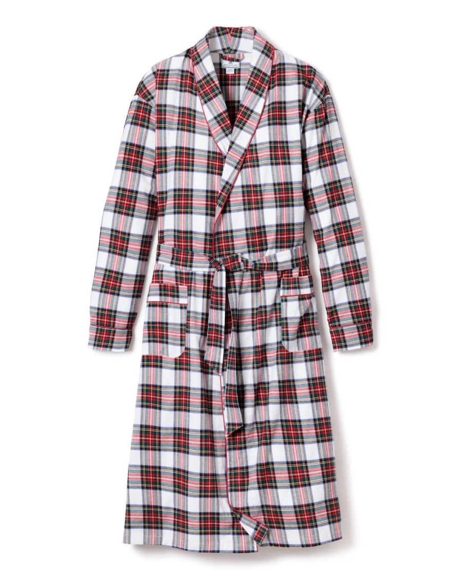 Men Petite Plume | Men'S Brushed Cotton Robe In Balmoral Tartan