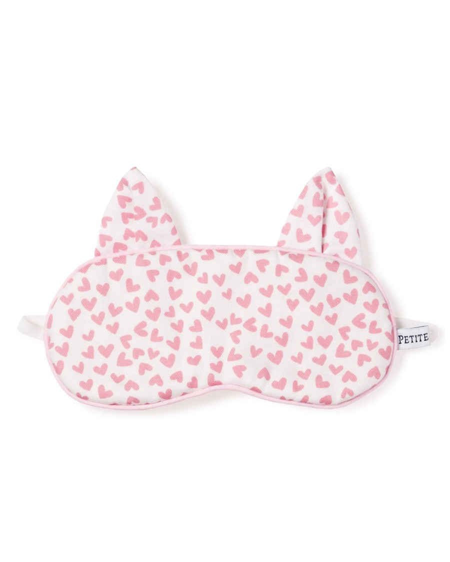 Kids Petite Plume Slippers & Accessories | Kid'S Kitty Sleep Mask In Sweethearts