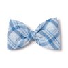 Home Petite Plume | Dog Twill Bow Tie In Seafarer Tartan