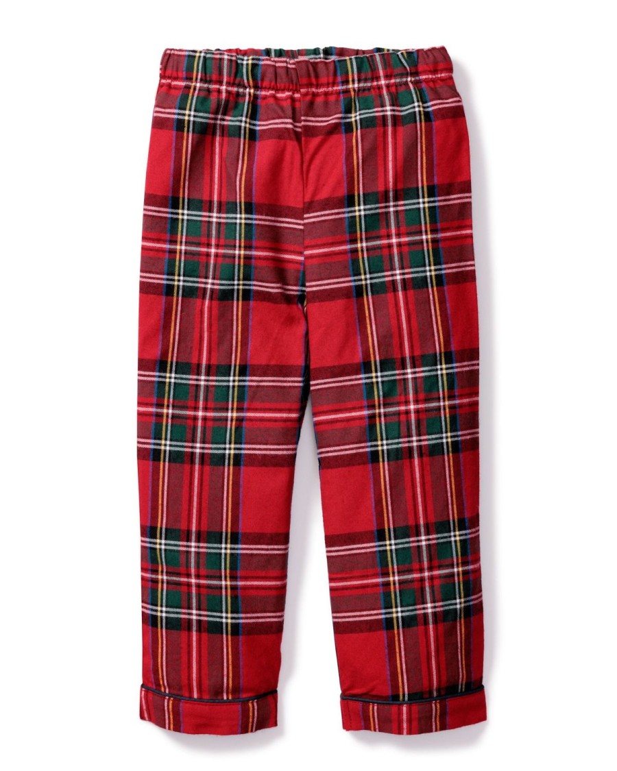 Kids Petite Plume Pajamas | Kid'S Brushed Cotton Pajama Pants In Imperial Tartan