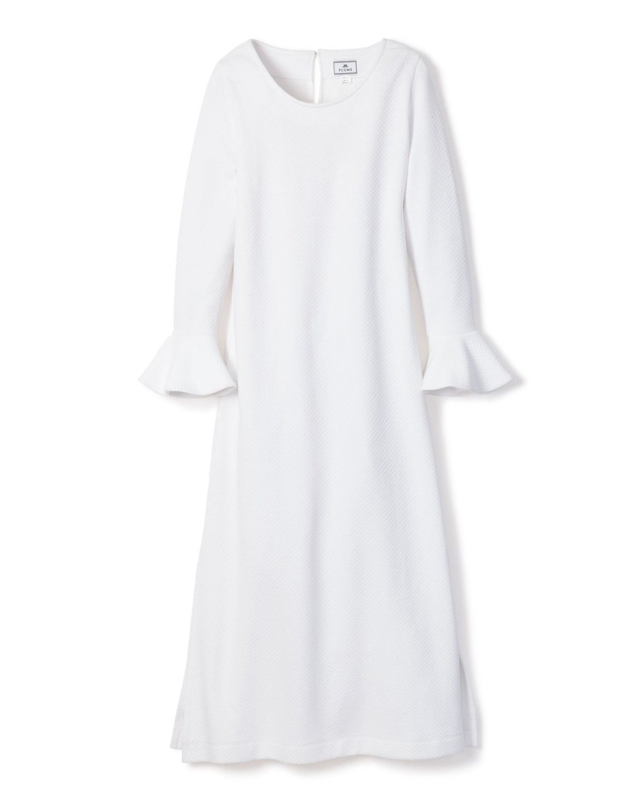 Women Petite Plume | Women'S Pima Ophelia Nightgown In White