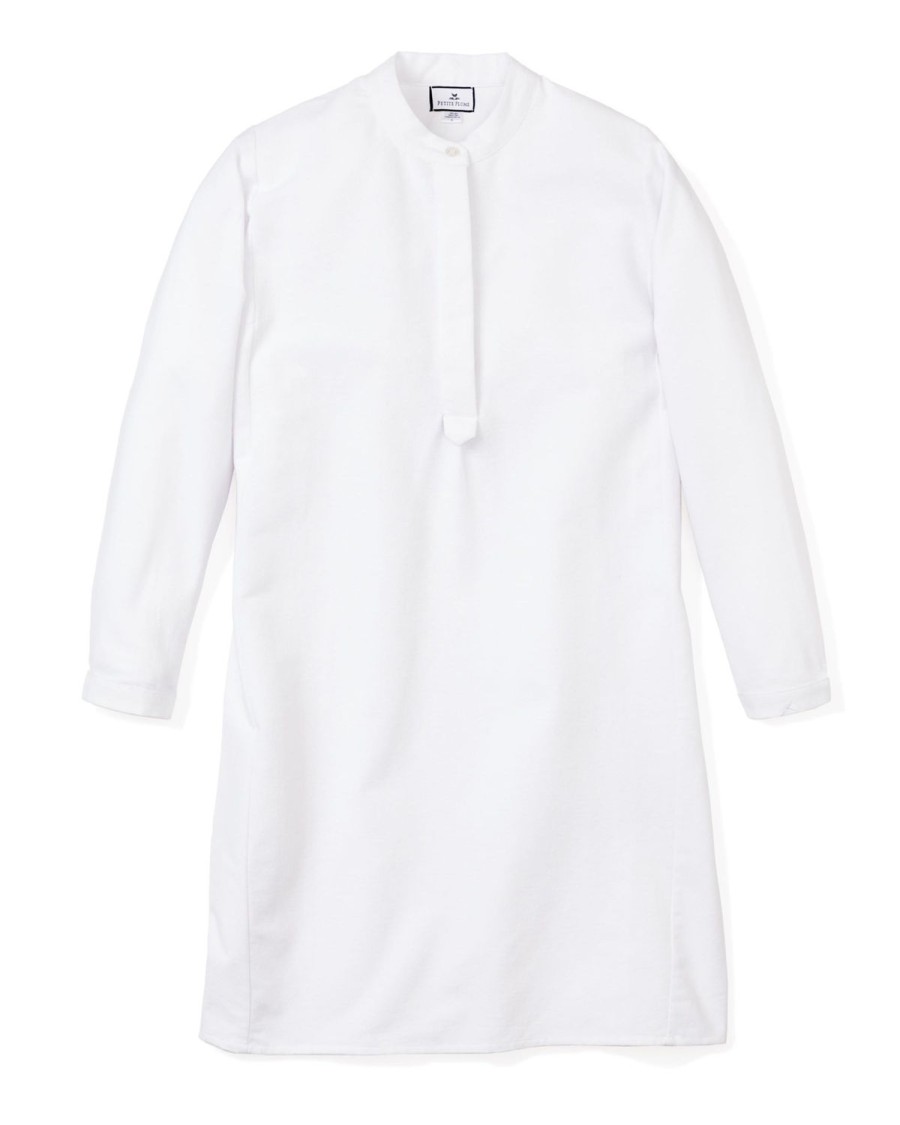 Women Petite Plume | Women'S Flannel Grace Nightgown In White