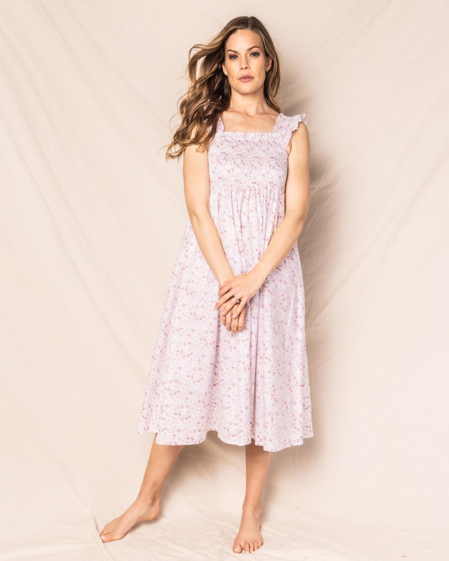 Women Petite Plume | Women'S Twill Margaux Dress In Dorset Floral