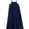 Women Petite Plume | Women'S Gauze Serene Sundress In Navy