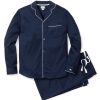 Men Petite Plume | Men'S Twill Pajamas In Navy