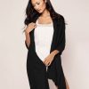 Women Petite Plume | Women'S Cashmere Wrap In Black