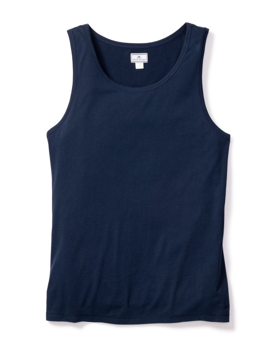 Men Petite Plume | Men'S Pima Tank Top In Navy