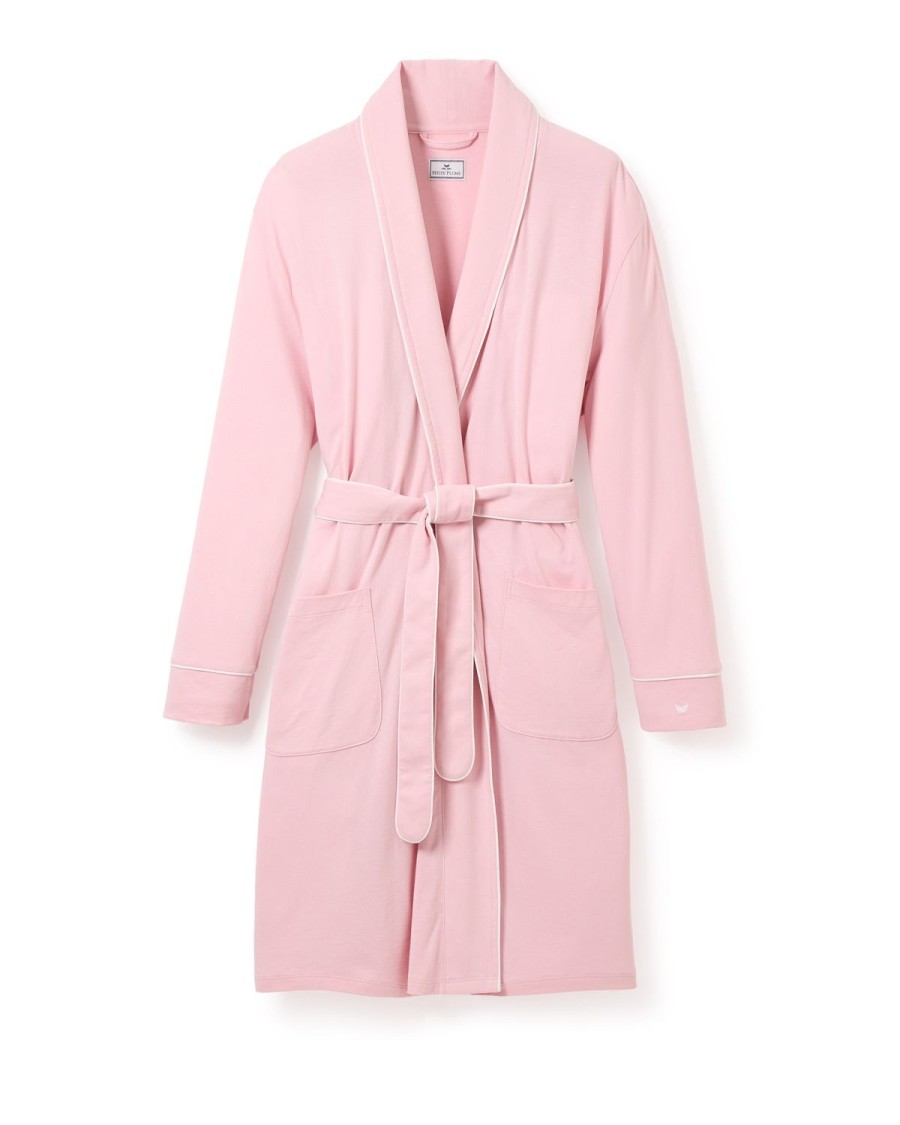 Women Petite Plume | Women'S Pima Maternity Robe In Pink