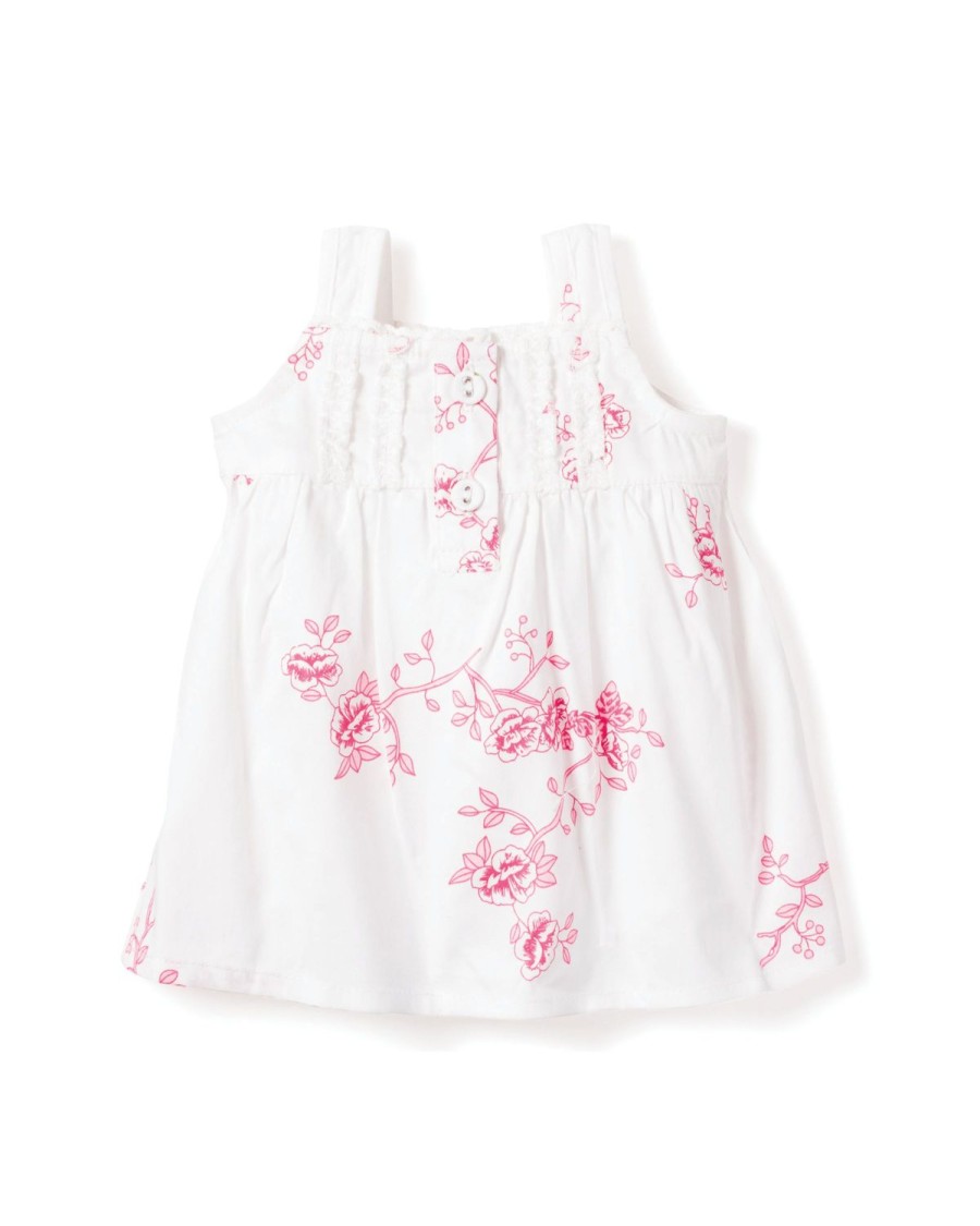 Kids Petite Plume Slippers & Accessories | Kid'S Twill Doll Pajamas In English Rose Floral