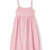 Kids Petite Plume Daywear | Girl'S Gauze Serene Sundress In Pink