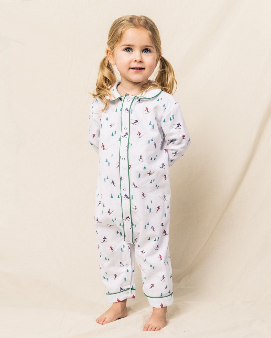 Kids Petite Plume Rompers | Baby'S Cambridge Romper In Apres Ski