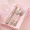 Home Petite Plume | Signature Antique Red Ticking Table Linen