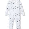 Kids Petite Plume Rompers | Baby'S Pima Snug Fit Romper In Whales