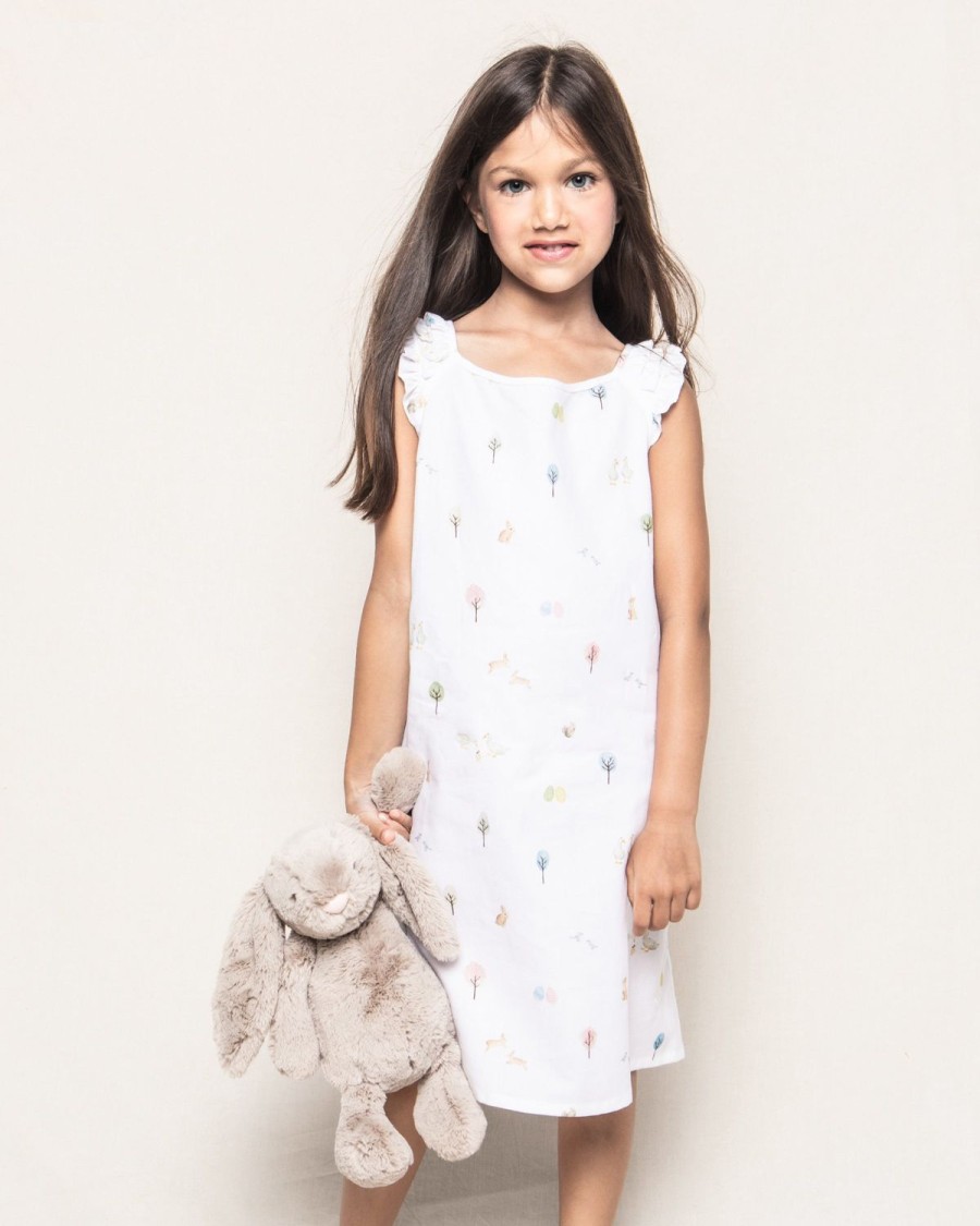 Kids Petite Plume Nightgowns | Girl'S Easter Gardens Amelie Nightgown