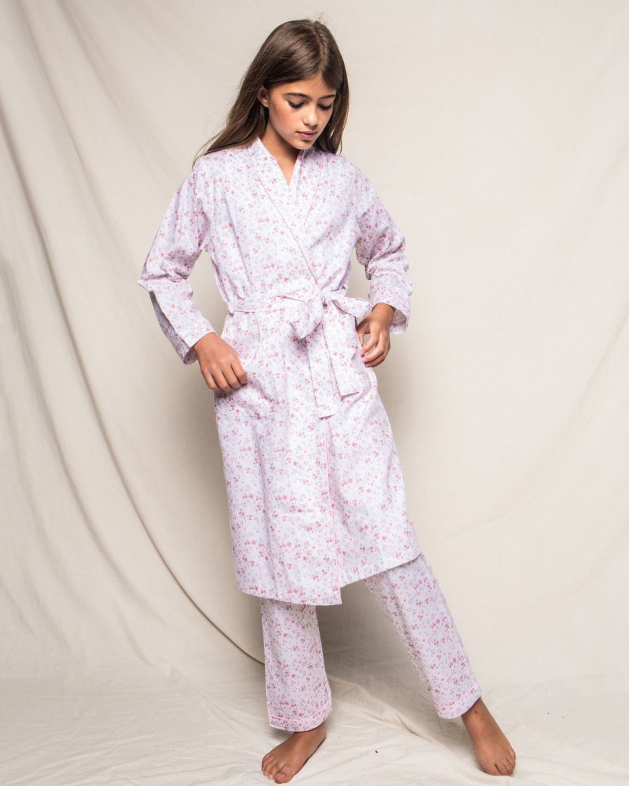 Kids Petite Plume Robes | Kid'S Twill Robe In Dorset Floral