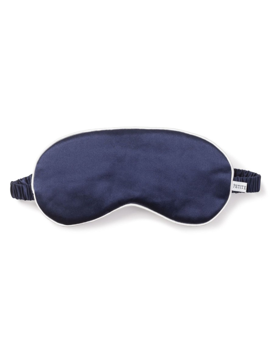 Men Petite Plume | Adult'S Silk Sleep Mask In Navy