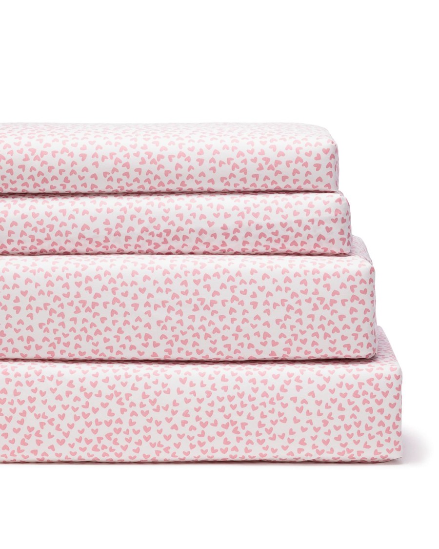 Home Petite Plume Sheets | Luxe Premium 100% Cotton Sweethearts Bed Sheets