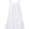 Women Petite Plume | Women'S Gauze Celeste Sundress In White