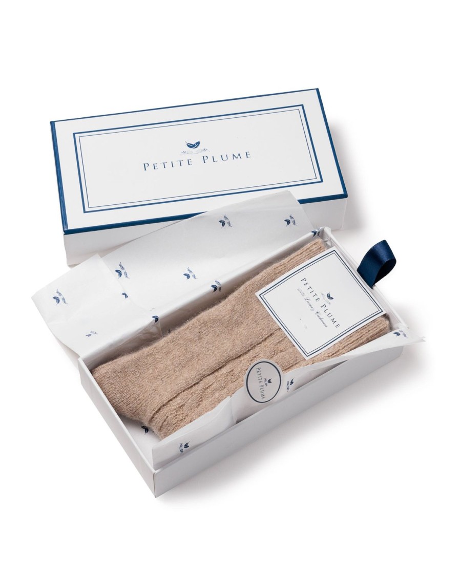 Men Petite Plume | Men'S Cashmere Socks In Beige