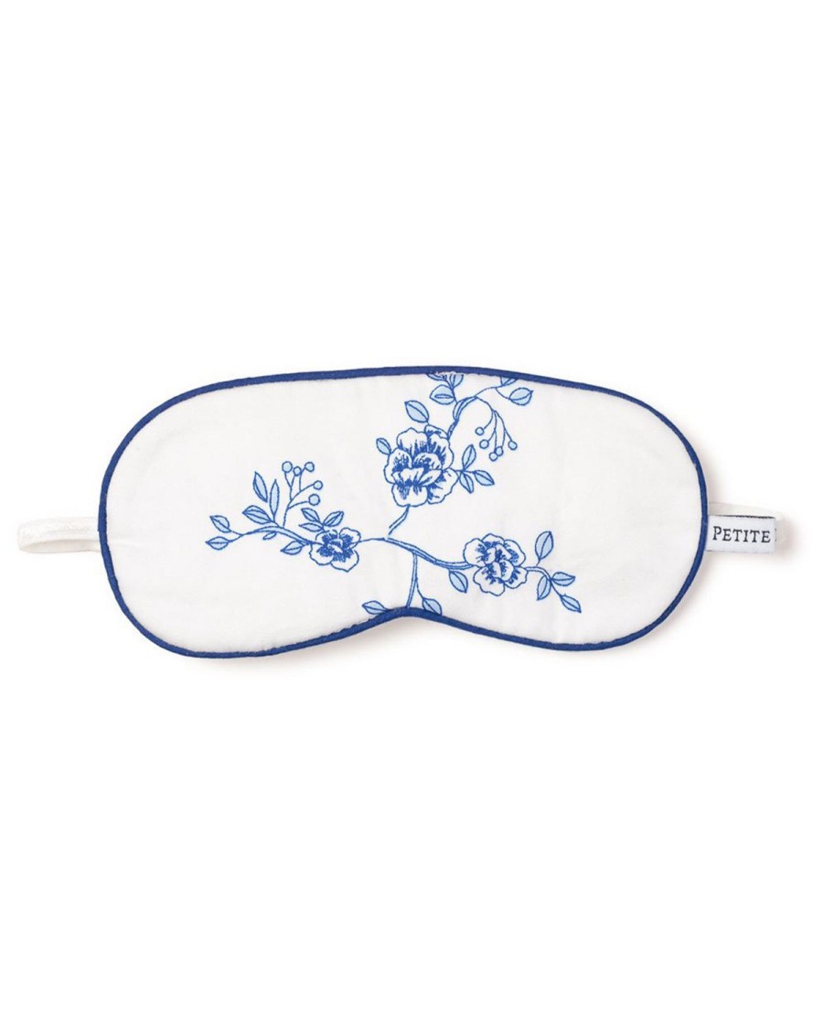 Kids Petite Plume Slippers & Accessories | Kid'S Sleep Mask In Indigo Floral