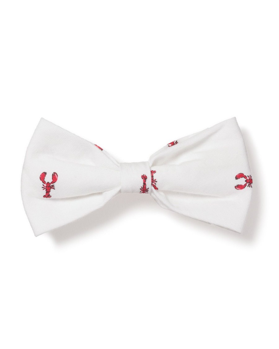 Home Petite Plume | Dog Twill Bow Tie In Brixham Lobsters