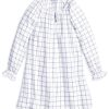 Kids Petite Plume Nightgowns | Girl'S Twill Delphine Nightgown In Nantucket Tattersall