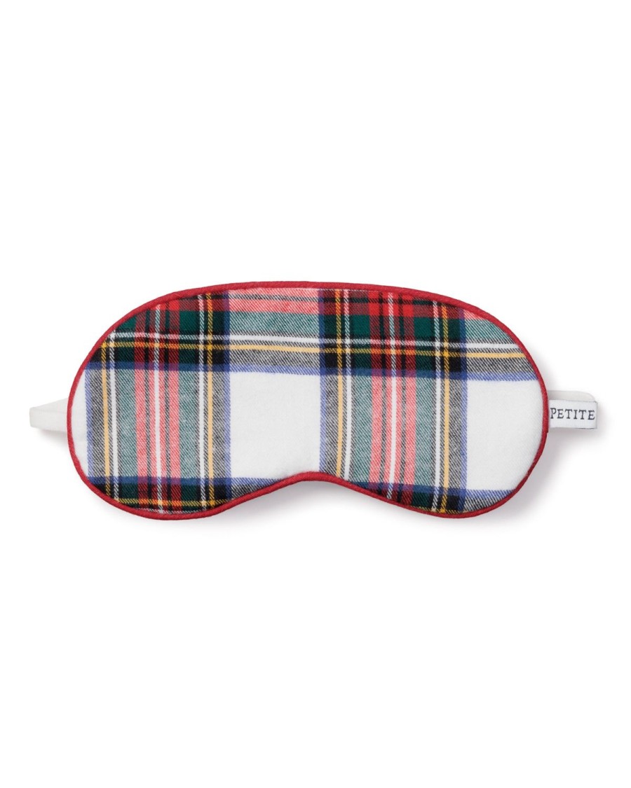 Kids Petite Plume Slippers & Accessories | Kid'S Sleep Mask In Balmoral Tartan