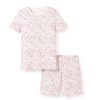 Kids Petite Plume Pajamas | Kid'S Pima Snug Fit Pajama Short Set In Dorset Floral