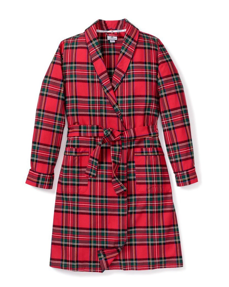 Men Petite Plume | Men'S Brushed Cotton Robe In Imperial Tartan