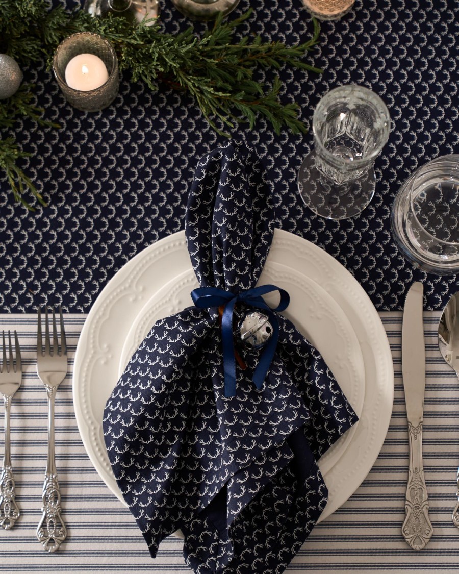 Home Petite Plume | Signature Nordic Antlers Table Linen