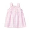 Kids Petite Plume Slippers & Accessories | Kid'S Twill Doll Nightgown In Pink Gingham