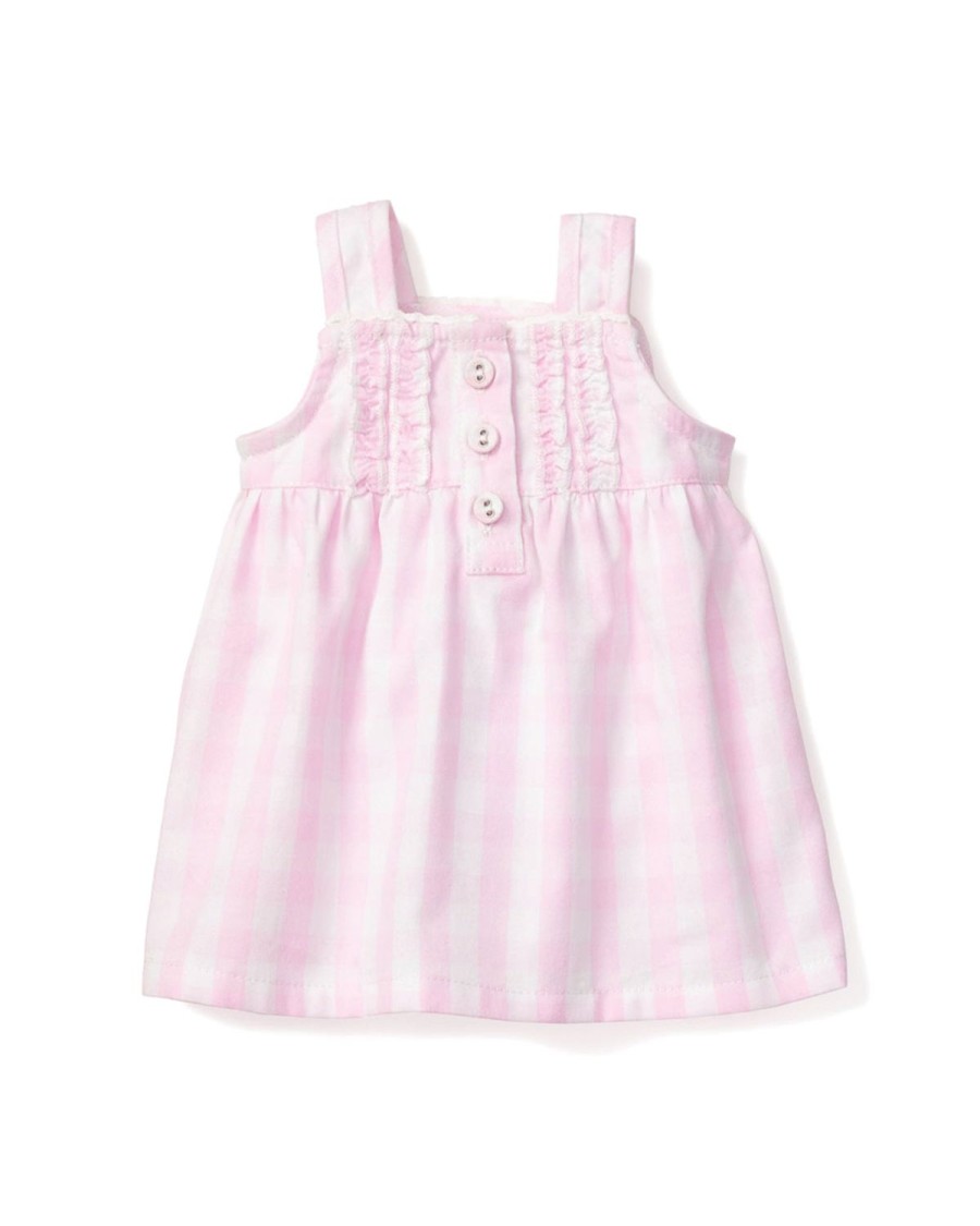 Kids Petite Plume Slippers & Accessories | Kid'S Twill Doll Nightgown In Pink Gingham