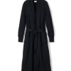 Women Petite Plume | Women'S Pima Ophelia Robe In Black