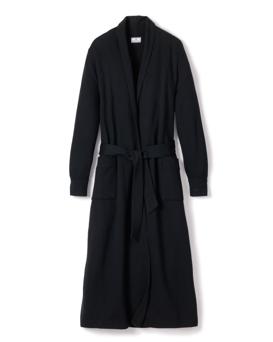 Women Petite Plume | Women'S Pima Ophelia Robe In Black