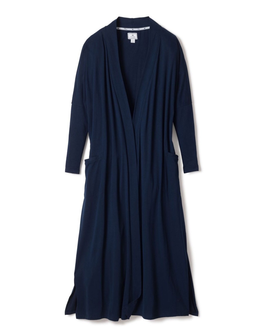 Women Petite Plume | Women'S Pima Duster In Navy